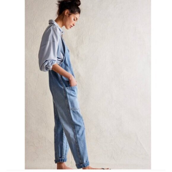 Free People We The Free High Roller Jumpsuit - Picture 2 of 5